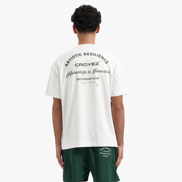 Croyez Enthusiast Club T-shirt Wit