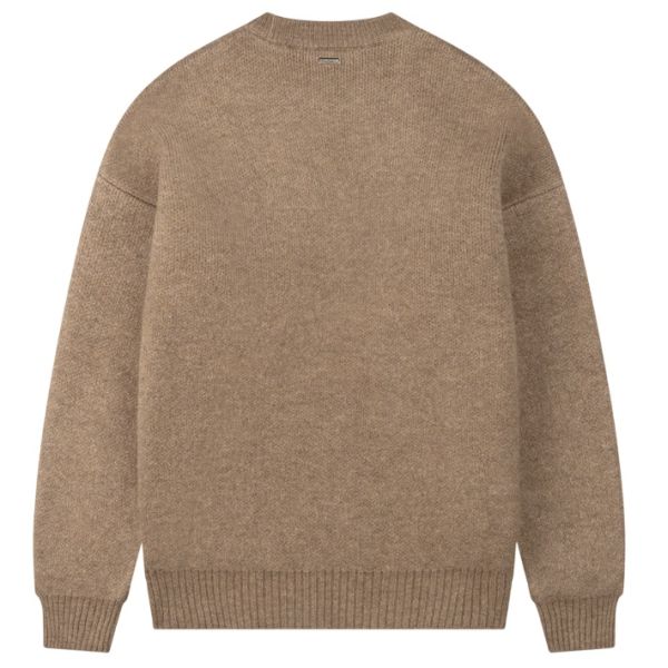Croyez Étiquette Knit Sweater Beige
