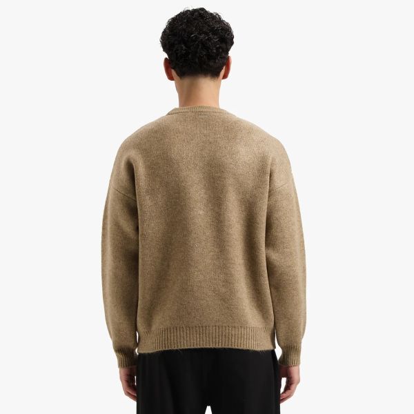 Croyez Étiquette Knit Sweater Beige