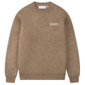 Croyez Étiquette Knit Sweater Beige
