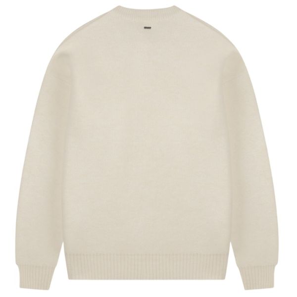 Croyez Étiquette Knit Sweater Off White