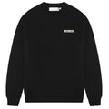 Croyez Étiquette Knit Sweater Zwart