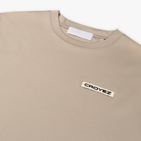 Croyez Étiquette T-shirt Beige