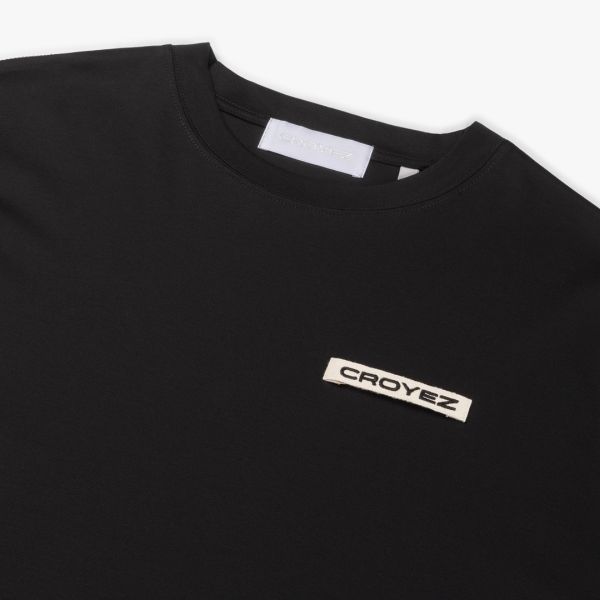 Croyez Étiquette T-shirt Zwart