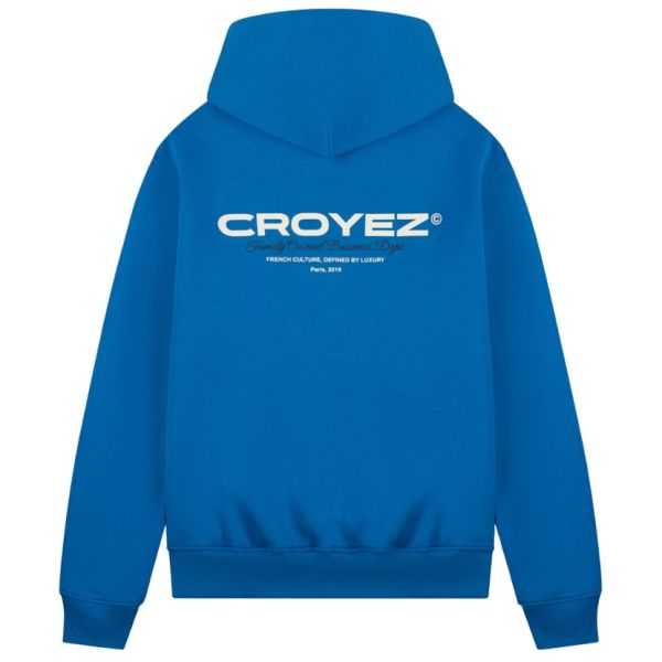 Croyez Family Owned Business Hoodie Blauw
