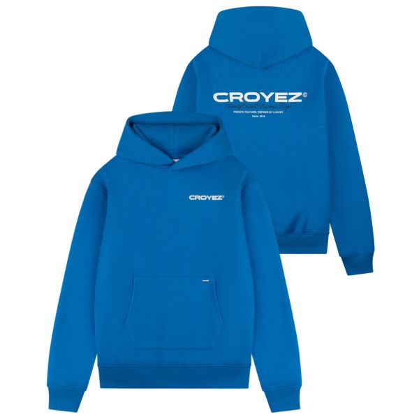 Croyez Family Owned Business Hoodie Blauw