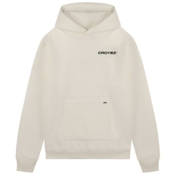 Croyez Family Owned Business Hoodie Off White