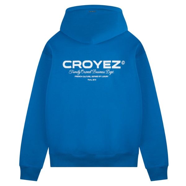 Croyez Family Owned Business Hoodie Blauw