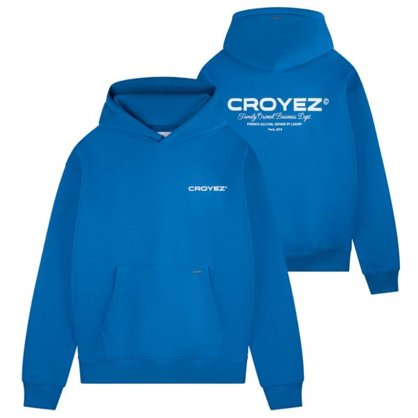 Croyez Family Owned Business Hoodie Blauw