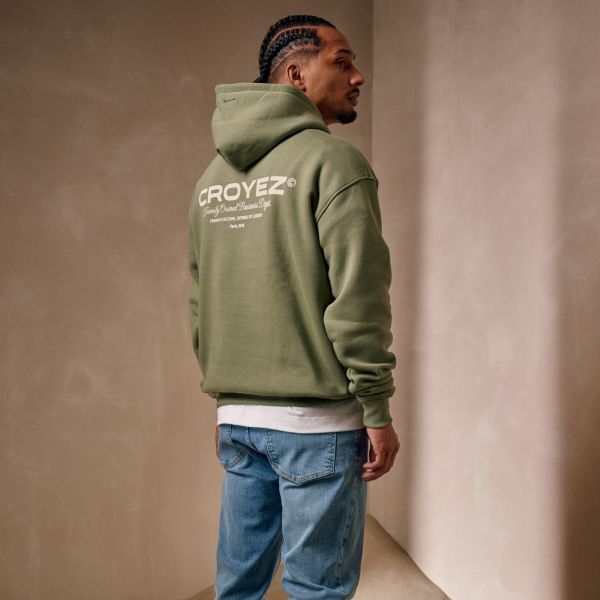 Croyez Family Owned Business Hoodie Donker Groen