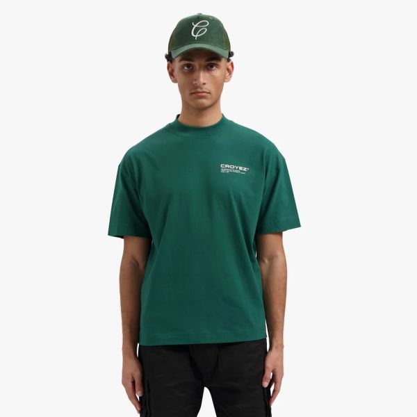 Croyez Family Owned Business T-shirt Donker Groen