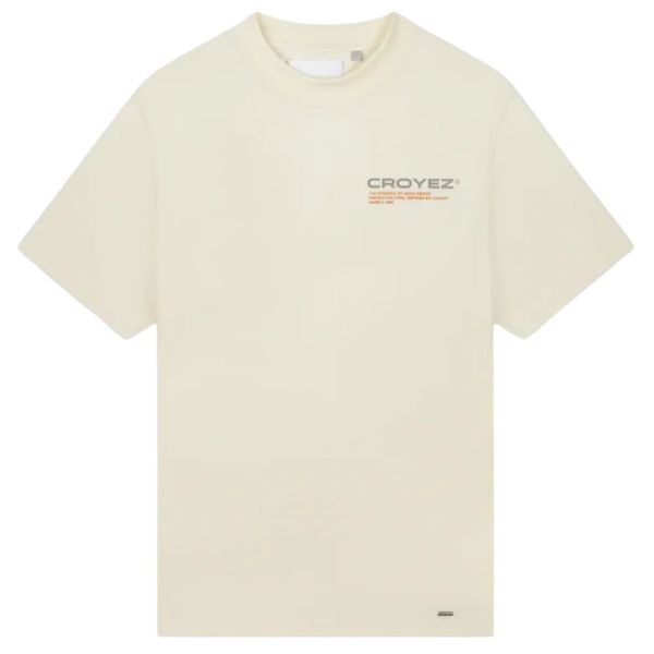 Croyez Family Owned Business T-shirt Off White