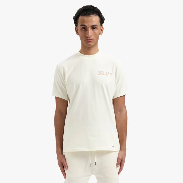 Croyez Family Owned Business T-shirt Off White