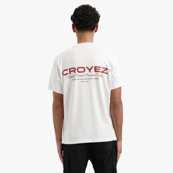 Croyez Family Owned Business T-shirt Wit