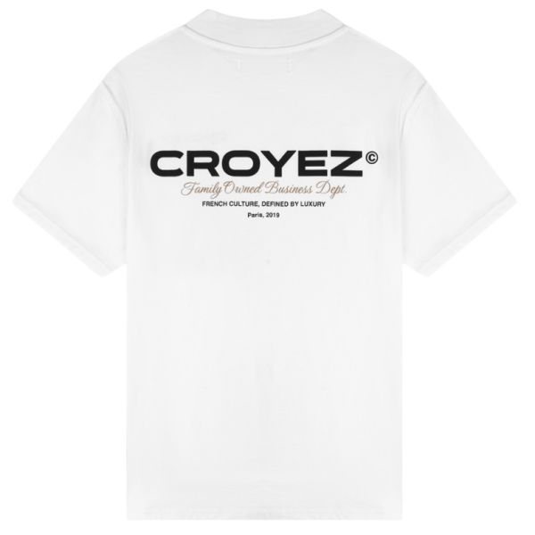 Croyez Family Owned Business T-shirt Wit
