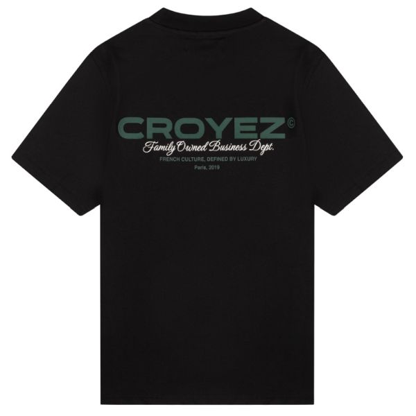 Croyez Family Owned Business T-shirt Zwart