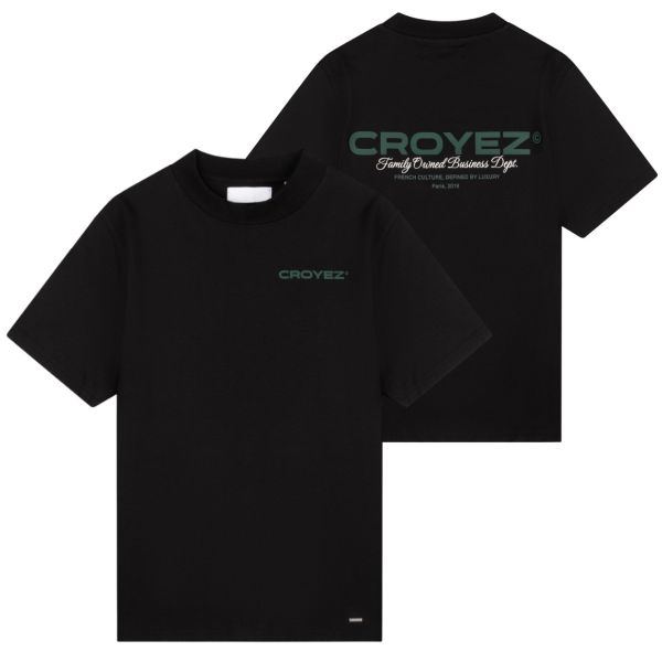 Croyez Family Owned Business T-shirt Zwart