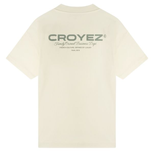 Croyez Family Owned Business T-shirt Beige
