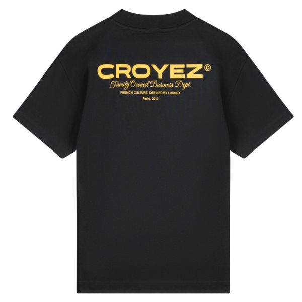 Croyez Family Owned Business T-shirt Zwart