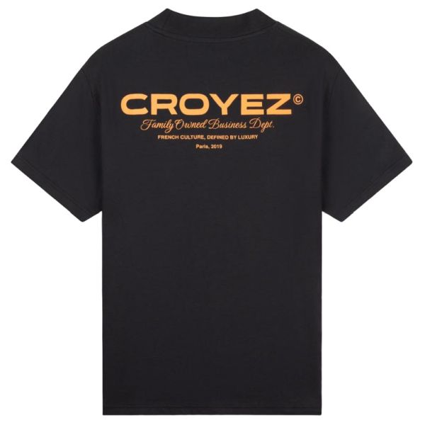 Croyez Family Owned Business T-shirt Zwart