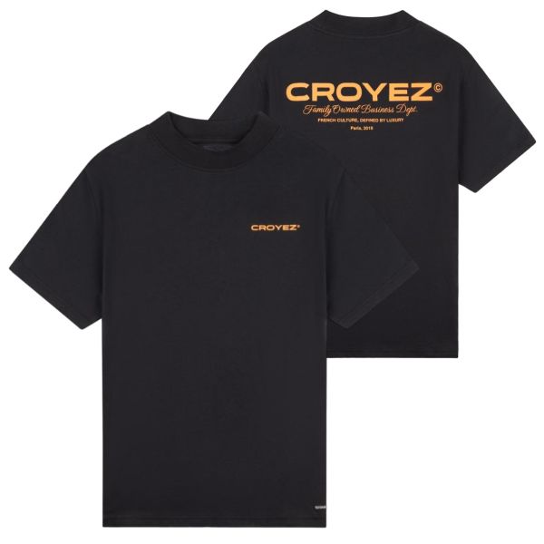 Croyez Family Owned Business T-shirt Zwart