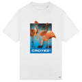 Croyez Flamingo Oasis T-shirt Wit