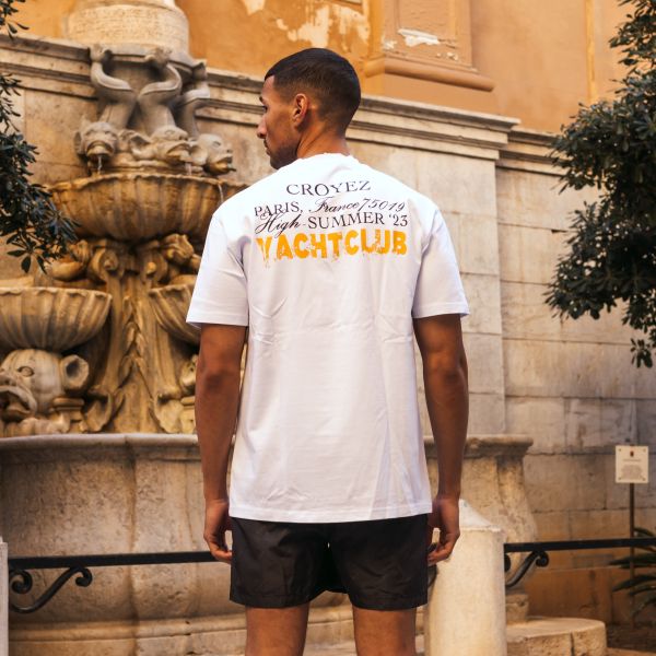 Croyez Font T-shirt Wit