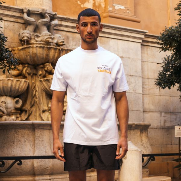 Croyez Font T-shirt Wit