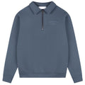 Croyez Fraternité Half Zip Sweater Blauw