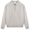 Croyez Fraternité Half Zip Sweater Grijs