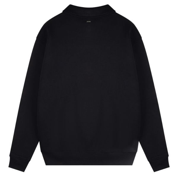 Croyez Fraternité Half Zip Sweater Zwart