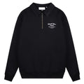 Croyez Fraternité Half Zip Sweater Zwart