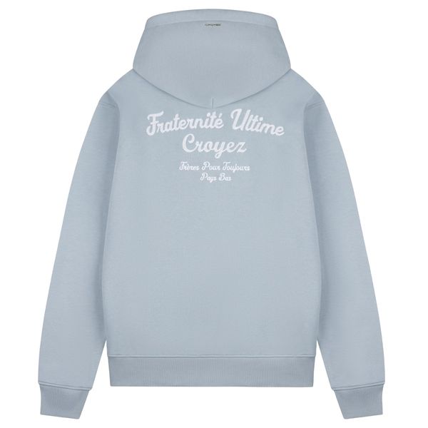 croyez fraternité hoodie blauw