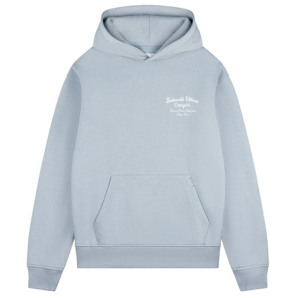 croyez fraternité hoodie blauw
