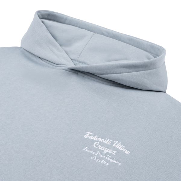 croyez fraternité hoodie blauw