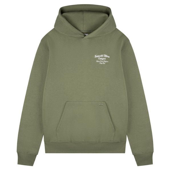 Croyez Fraternité Hoodie Donker Groen