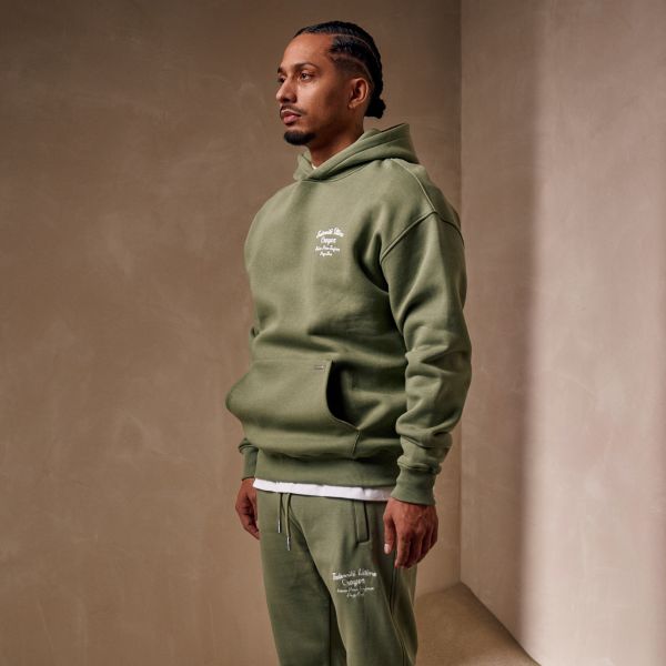 Croyez Fraternité Hoodie Donker Groen