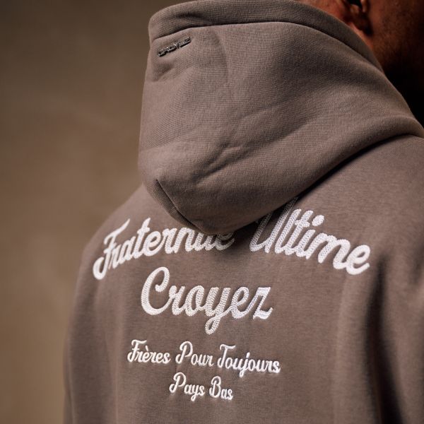 Croyez Fraternité Hoodie Grijs