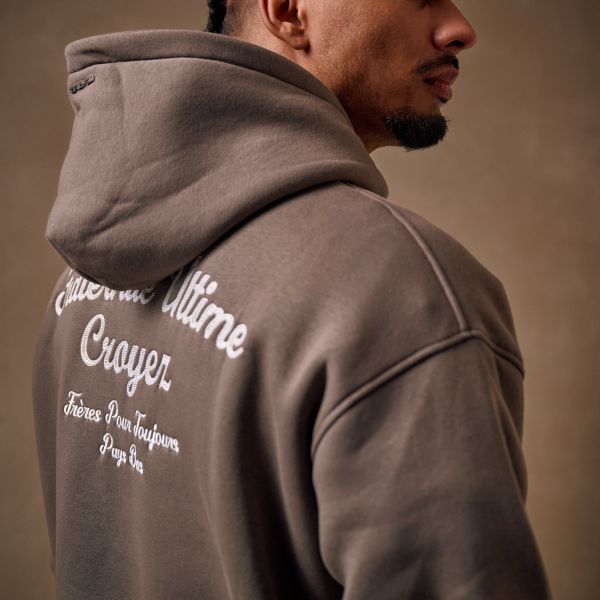 Croyez Fraternité Hoodie Grijs
