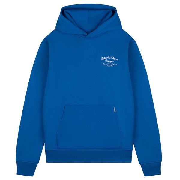 croyez fraternité hoodie kobalt