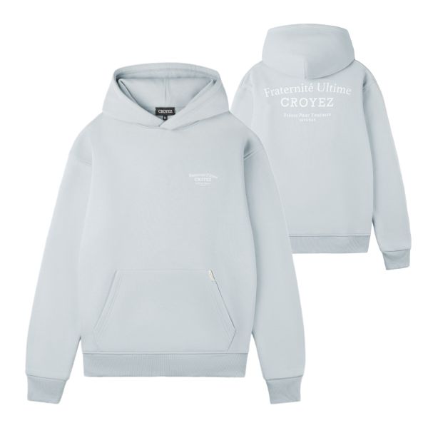 Croyez Fraternité Hoodie Licht Blauw