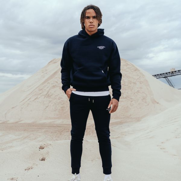 Croyez Fraternité Hoodie Navy