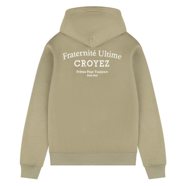 Croyez Fraternité Hoodie Olive