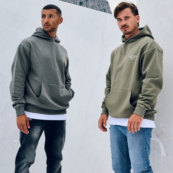 Croyez Fraternité Hoodie Olive