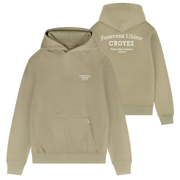 Croyez Fraternité Hoodie Olive