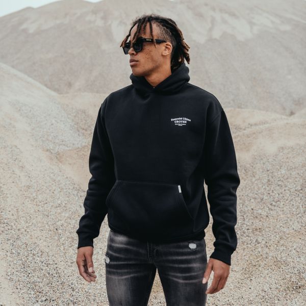 Croyez Fraternité Hoodie Zwart