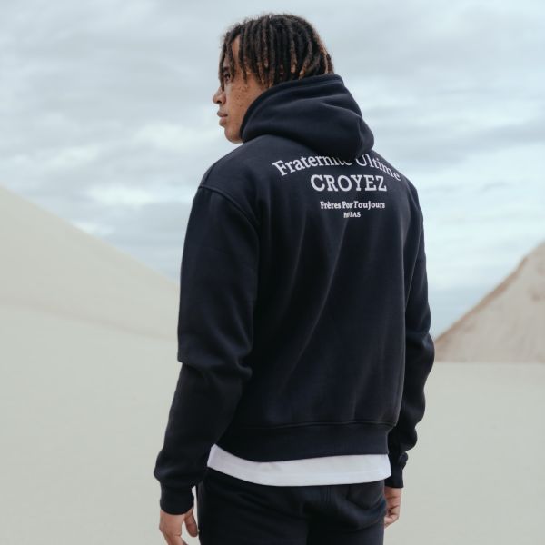 Croyez Fraternité Hoodie Zwart