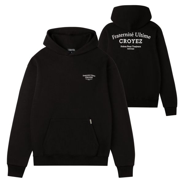 Croyez Fraternité Hoodie Zwart