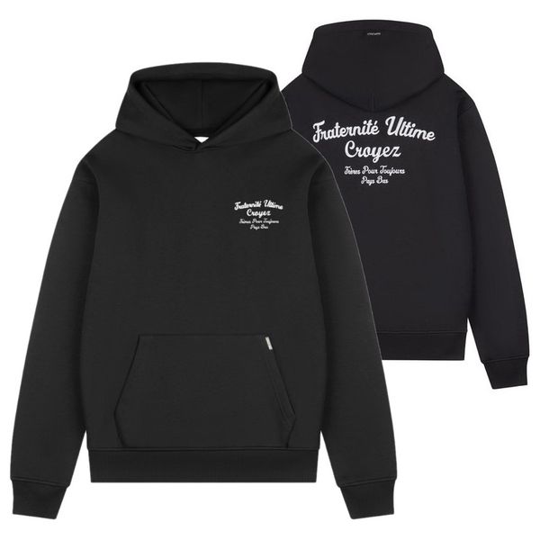 croyez fraternité hoodie zwart1.0