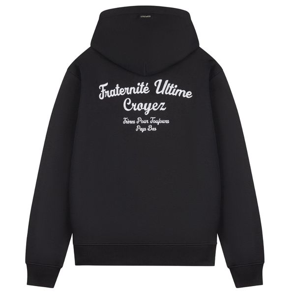 croyez fraternité hoodie zwart